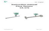 Instruction manual Flow Sensor VA 570 - CS Instruments GmbH · Safety instructions VA 570 English V1.19 Page 7 of 44 3.1 Intended Use The instrument described in this manual is exclusively