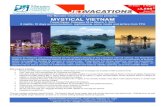 The Manatee Chamber of Commerce presents: MYSTICAL …...Day 4: MAR. 01, 2021 ~ Hanoi to Halong Bay - Afternoon Cruise After breakfast we depart Hanoi and transfer by road to Halong