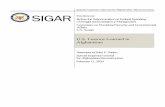 SIGAR · 2020. 2. 10. · SIGAR was created by the Congress in 2008 to combat waste, fraud and abuse in the U.S. reconstruction effort in Afghanistan. So far we have published nearly