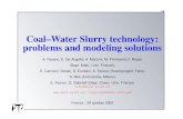Coal–Water Slurry technology: problems and modeling solutionsweb.math.unifi.it/users/rosso/RICERCA/SLURRIES-I2T3.pdf · Coal–Water Slurry technology: problems and modeling solutions