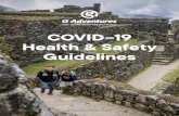 COVID-19 Health & Safety Guidelines · 2020. 9. 17. · Operational Readiness In order to achieve readiness to begin reopening, many reviews have been undertaken at G Adventures.