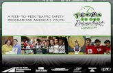A PEER-TO-PEER TRAFFIC SAFETY PROGRAM FOR …...A PEER-TO-PEER PROGRAM: ACTIVE ELEMENTS ... Year 16-19 Year - old drivers involved in fatal crashes in Texas FARS Data (12/10/2013)