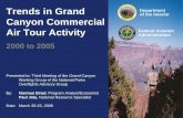 Trends in Grand of the Interior Department Canyon ... · Grand Canyon Working Group Presentation March 20-22, 2006 Department of the Interior Trends in Commercial Air Tours Grand