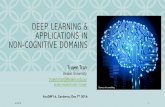 DEEP LEARNING & APPLICATIONS IN NON-COGNITIVE DOMAINS · TEKsystems . AGENDA Part I: Theory Introduction to (mostly supervised) deep learning Part II: Practice Applying deep learning