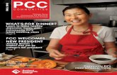 WhaT’s For Dinner? PCC WelComes neW PresiDenT · Portland Community College, Portland, OR 97219 Periodicals postage paid at Portland, Oregon. POSTMASTER: Send address changes to