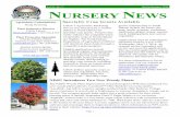 Vol 11, No. 1 Spring/Summer 2016 NURSERY NEWS2016/05/11  · Vol 11, No. 1 Spring/Summer 2016 Agriculture Commissioner Doug Goehring Plant Industries Director Carrie Larson cllarson@nd.gov