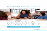 A Guide for Students - Alberta.ca€¦ · The number and types of questions on each mathematics diploma exam are shown in the table below. Subject Number of Multiple-choice Questions