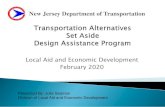New Jersey Department of Transportation - NJ DOT · 28.02.2020  · New Jersey Department of Transportation Presented By: Julie Seaman Division of Local Aid and Economic Development