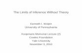 The Limits of Inference Without Theory · The Limits of Inference Without Theory Kenneth I. Wolpin University of Pennsylvania Koopmans Memorial Lecture (2) ... “Measurement Without
