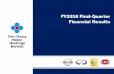 FY2016 First-Quarter Financial Resultstanchonggroup.listedcompany.com/misc/Results_Briefing_1Q16.pdf · TAN CHONG MOTOR HOLDINGS 2 New Facelifted Product Model OTR without insurance