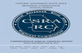 CENTRAL SAVANNAH RIVER AREA REGIONAL COMMISSION · 2017. 4. 28. · CENTRAL SAVANNAH RIVER AREA REGIONAL COMMISSION AUGUSTA, GEORGIA. COMPREHENSIVE ANNUAL FINANCIAL REPORT FISCAL