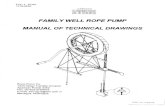 FAMILYWELL ROPEPUMP MANUAL OF TECHNICAL DRAWINGS · Unit 0-11 11-19 19-50 2 Ceramic pieces - - - - 3 Base diameter Inches 2 2 2 1 Entrance pipe diameter Inches I ~ 1 1 4-Pumping pipe