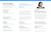 Shivani Singh 25.shivanisingh@gmail · Shivani Singh VISUAL + INTERACTION DESIGNER 25.shivanisingh@gmail.com thestrawberryhead.com | singhshivani.com Parallel Labs UI/UX Designer