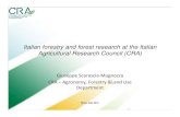 Italian forestry and forest research at the Italian ... · SOIL ORGANIC CARBON STOCK. ... Long term experiments & large scale infrastructures are needed. Norby, Scarascia-Mugnozza