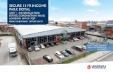 SECURE 15 YR INCOME PARK ROYAL - Cushman & Wakefield · area within one stop of London Paddington. Heathrow Airport is approximately 11 miles to the south-west. SITUATION The property