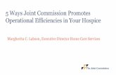 5 Ways Joint Commission Promotes Operational Efficiencies ... · −Consider exploring and piloting new ways of work −Exploit the experiences of your staff −Helping you think