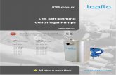 CTS Self-priming Centrifugal Pumps · CTS I CTS H With 2900 rpm motor: With 2900 rpm motor: CTS I CC-22 CTS H CC CTS I CE-22 CTS H CE CTS I DD-40 CTS H DD CTS I DF-40 CTS H DF CTS