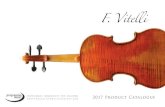 F. Vitelli - Progressive Music Company...2017 Product Catalogue F. Vitelli 316 Fifth Avenue McKeesport, PA 15132 412-672-9623