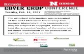 Nebra ska COVER CROP CONFERENCE · • Farm, Third Party, and Company Data •Match traits with the field and your management practices • SDS, SCN, Phytophthora, etc. • Lodging