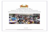 REPUBLIC OF SIERRA LEONE - washdata-sl.org...The National Water and Sanitation Policy GOVERNMENT OF THE REPUBLIC OF SIERRA LEONE MINISTRY OF ENERGY AND WATER RESOURCES THE …