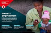 Women’s Empowerment - Vodafone · Introduction | Women’s Empowerment | Energy Innovation | Youth Skills and Jobs | Principles and Practice | Supply Chain Integrity and Safety