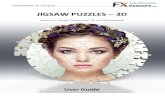 JIGSAW PUZZLES – 3D · Create and edit the 3D scene ... make use of Photoshop’s advanced features to create impressive 3D scenes and 3D animations. The actions create a remarkable