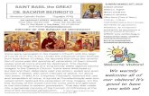 ер SAINT BASIL the GREAT SUNDAY LITURGY 10:00 a.m. English ...saintbasilwpg.ca/wp-content/uploads/2019/03/... · 12:00 PM Divine Liturgy for all parishioners Divine Liturgy (UKR)