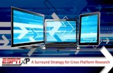 A Surround Strategy for Cross Platform Research XP Yale pres 0510… · 13/10/2005  · Persons 12-64 Weekly Reach (millions) ESPN TV Only TV and Non-TV ESPN Non-TV Only ESPN Multi-Platform