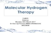Molecular Hydrogen Therapy - FxMed...2017/03/20  · for diabetic erectile dysfunction: a hypothesis. Alternative Medicine Studies. • OHTA, S. (2011). Recent progress toward hydrogen