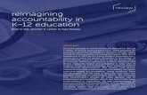 review reimagining accountability in K–12 education · 2017. 8. 22. · reimagining accountability in K–12 education Brian P. Gill, Jennifer S. Lerner, & Paul Meosky abstract