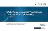MU2: Requirements & TouchWorks 11.4.1 Build Considerations 2020. 1. 14.آ  Enabling physician groups