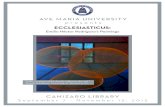 AVE MARIA UNIVERSITY presents...AVE MARIA UNIVERSITY presents CANIZARO LIBRARY September 7 - November 15, 2015 “Color is a power which directly influences the soul.”-Wassily Kandinsky,