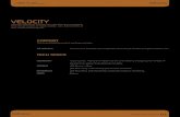 VELOCITY - AXYZ design S.R.L · Vel0002 Copyright (c) AXYZ design 2013 | 05 Velocity WARRANTY Every item we sell is carefully inspected.