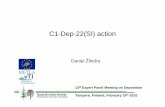 01 C1-Dep-22SI Overview Zlindra - FutMon · when C1-Dep-22(SI) report will be done, • ring test with water samples is very important for this group (QA in Laboratory) • at the
