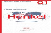 Henkel: Information for Our Shareholders Q1 2006 · Henkel Quarterly Report 1/2006 3 Highlights First Quarter 2006 Key Facts Strong organic sales growth in all business sectors Double-digit