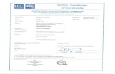 DDS (Distributor Data Solutions)...Certificate No: Date of Issue: Manufacturer: ÌÈêEx IECEx QPS 2016-11-03 IECEx Certificate of Conformity Issue No: O Page 2 of 4 Killark, a Division