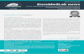 issue 1 EuroMedLab newsjscc-jp.gr.jp/file/link/ifcc/EuroMedLab_News_N.1... · 2015. 12. 22. · Editor: Dr. Katherina Psarra GSCC-CB, Athens, Greece Issued by: Organizing Secretariat