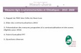 Mesures Agro Environnementales et Climatiques 2015 -2020images.parc-haut-jura.fr/upload/fichiers/PAEC/MAEC_RA__2016_280920… · Informations évolution du PPT des Crêts du Haut