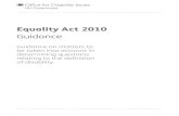 Equality Act 2010 Guidance - NorthumberlandThe Equality Act 2010 1. The Equality Act 2010 prohibits discrimination against people with the protected characteristics that are specified