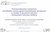 Pharmacodynamic comparison of antibiotic activity against ......26/11/2017 30th ICC -Oral session OS 7 1 1 Pharmacodynamic comparison of antibiotic activity against Pseudomonas aeruginosa