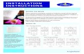 INSTALLATION INSTRUCTIONS - Englefield · 2016. 7. 29. · STEP 1 STEP 2 STEP 3 INSTALLATION Page 2 ENGLEFIELD SAPPHIRE Vanity INSTALLATION INSTRUCTIONS Prior to installation, inspect