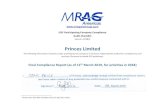 Princes Limited - Princes Group UK · Audit purpose Audit objective The purpose of this audit is to validate participating company compliance with all ISSF conservation measures in