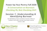 Power Up Your Pantry Fall 2020 A Conversation on Burnout ......2 days ago  · silver linings at your food pantry during Covid-19 –Part 1 (Facilitated Discussion with Bill McKelvey)