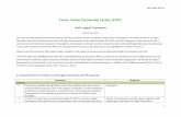 Forest Carbon Partnership Facility (FCPF) · 5 By aligning outcomes directly to the FCPF objectives as stated in the Charter and by defining output indicators relevant to the activities