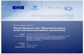 TNOVA D8.33 Final Report on Dissemination and Communication … · 2017. 10. 9. · LIAISONS AND COLLABORATION WITH OTHER PROJECTS..... 17 3.5. DISSEMINATION KPIS ... IEEE/ACM COMSNETS,