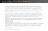Annelie Sophie Mülleranneliesophiemueller.com/assets... · of Mozart‘s “The Magic Flute“, Minerva in Monteverdi‘s “Ulisse“, Amando in Ligeti‘s “Le grand Macabre“