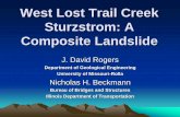 Analysis of the West Lost Trail Creek Landslideweb.mst.edu/~rogersda/composite_landslides/AEG-Vail West... · 2003. 12. 5. · West Lost Trail Creek Landslide • 8 million cubic