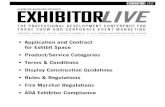 Application and Contract for Exhibit Space • Product/Service … · 2018. 9. 13. · The undersigned (hereinafter, called the “Exhibitor”) hereby applies for space in EXHIBITORLIVE