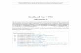Scotland Act 1998 - Legislation.gov.uk · Scotland Act 1998 (c. 46) Part I – The Scottish Parliament Document Generated: 2020-10-01 3 Changes to legislation: There are outstanding
