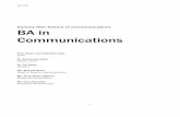 Sammy Ofer School of Communications BA in Communications · 2020. 8. 16. · 2019/2020 -3-Introduction The curriculum of the Sammy Ofer School of Communications is composed of mandatory